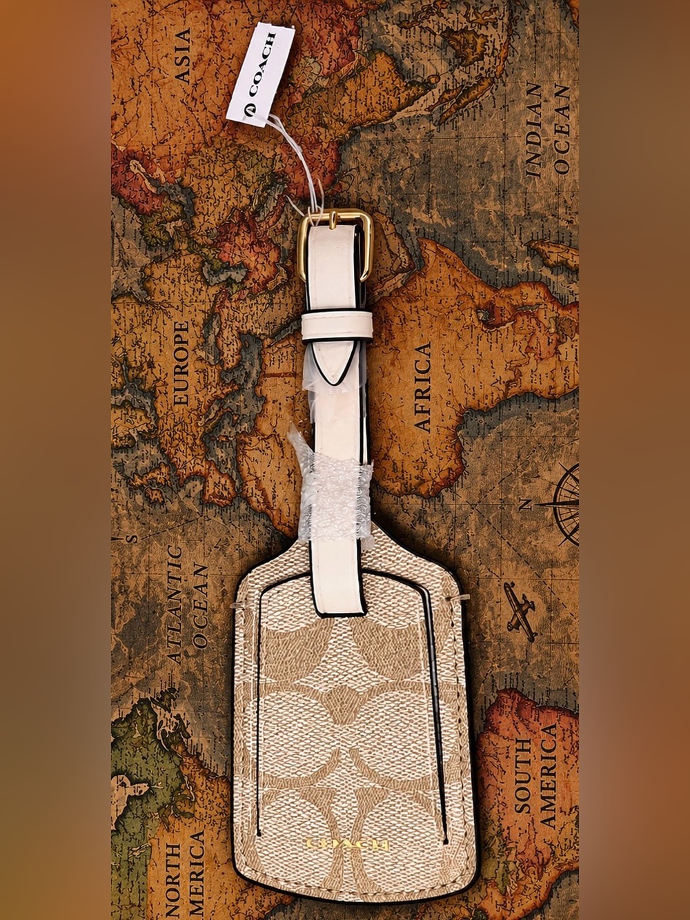 Coach Luggage Tag